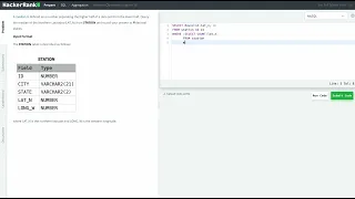Hackerrank SQL Solution Intermediate SQL - Weather Observation 20