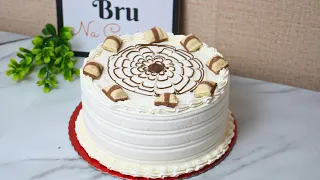 BOLO TIPO KINDER BUENO para 20 pessoas: Cremoso, Irresistível e PERFEITO ! 🤎