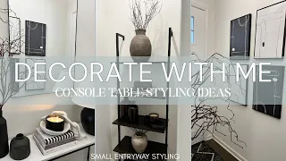 DECORATE WITH ME ENTRYWAY ON A BUDGET CONSOLE TABLE STYLING IDEAS HOBBY LOBBY SHOPPING