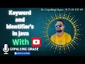 Keywords and Identifiers in Java Java Tutorial for Beginners Core With Gopalsing Girase