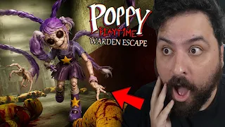 a PRIMEIRA GAMEPLAY OFICIAL de POPPY PLAYTIME *FUGA DO DIRETOR* ??? - Poppy Playtime Warden Escape