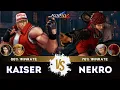 KOF XV ▰ KAISER (Ryo/Kyo/Terry) 🆚 NEKRO (O.Yashiro/Vice/Najd) 🎞️Replay Match - 12/25