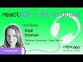 React Native Observability Startup Performance Ft Kadi Kraman reactCon