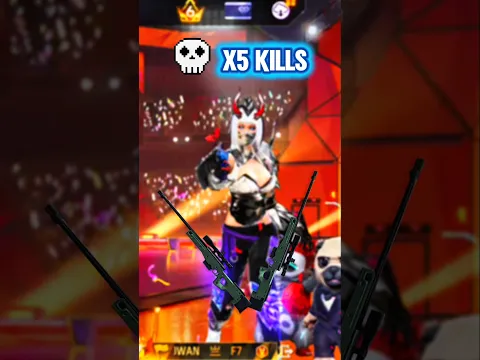 X5 Kills con doble SNIPER lo lograré? 🤙🗣 #freefire #conjuntoslunaescarlata