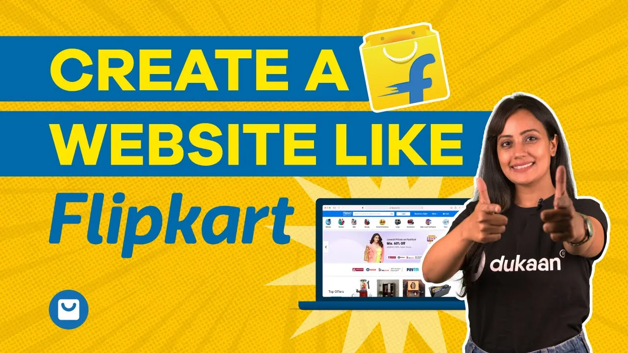 How to Make Website Like Flipkart | Make Flipkart Like Website | Dukaan