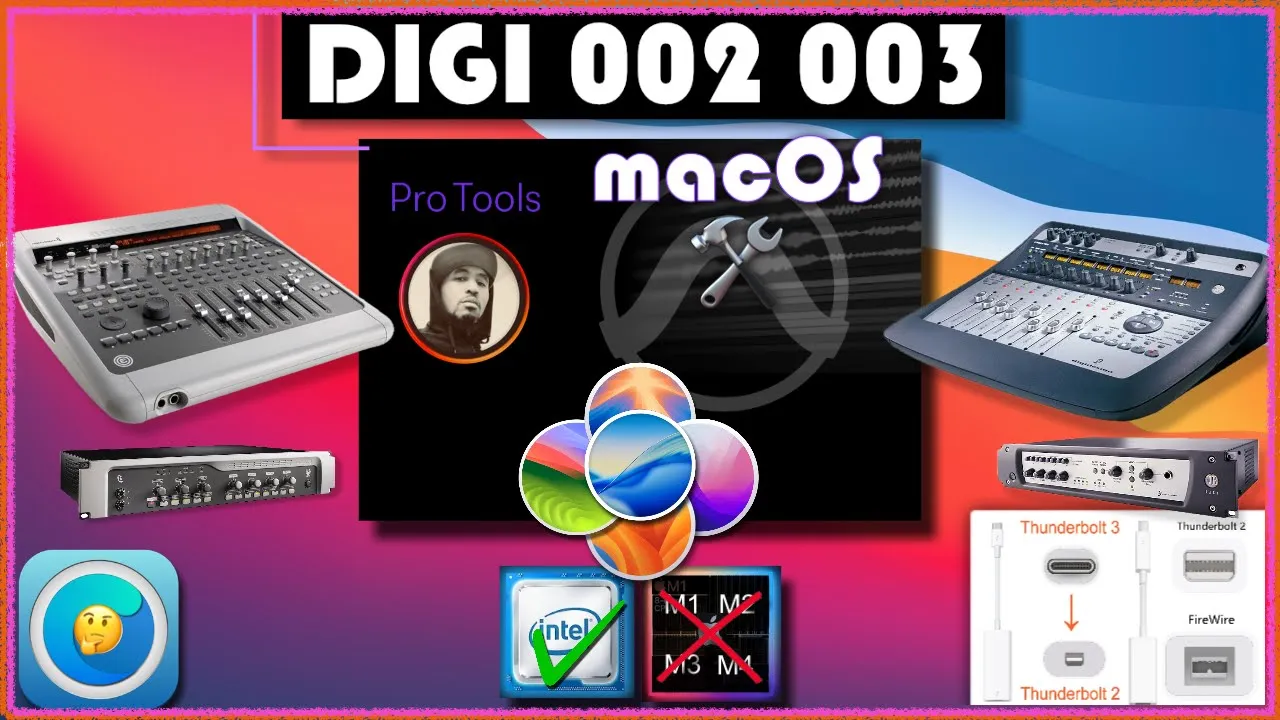 Pro Tools 2025 DIGI 002 003 🛠 🛠 🛠