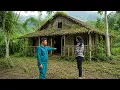 Kind man gives homeless single mother an abandoned old house life starts from zero