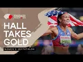 Anna Hall grabs heptathlon gold with 6888 points World Athletics Championships Tokyo 25