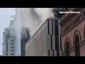 Fire erupts on terrace at Memorial Sloan Kettering Cancer Center 032222