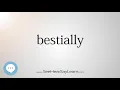 bestially