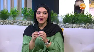 لقاء مع مصممة الأزياء نهال عبد القادر مع عرض أزياء لتصميماتها هي وبس 