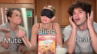 We Tried Baking While BLIND DEAF MUTE It Was CHAOTIC 