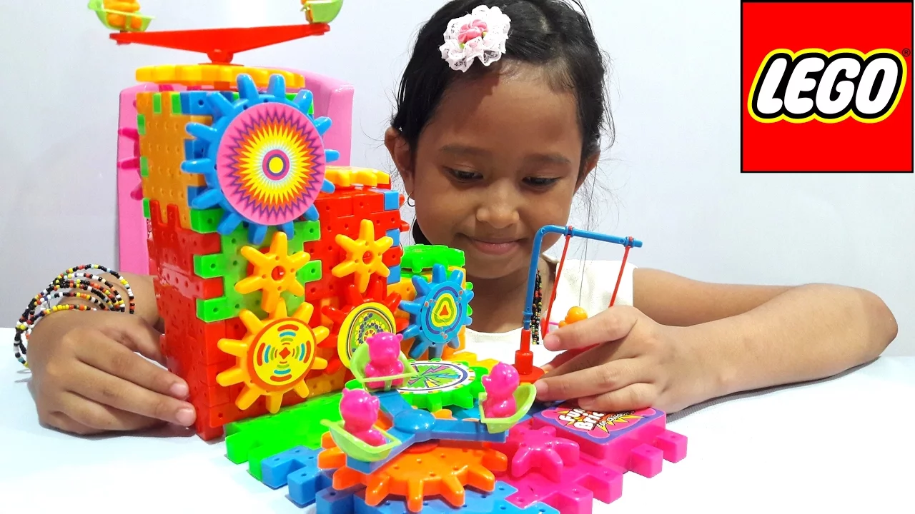 Lego mainan anak laki | Main Lego Duplo membuat Playground Taman Bermain | Bermain Lego untuk anak