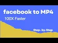 Convert Facebook to mp4