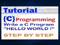 Introduction to C Language programming Write a C Program Hello World - Part 1