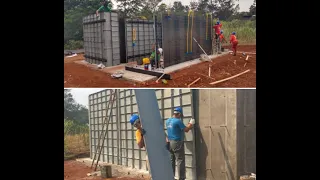 P&P - ENGENHARIA DE FÔRMAS  - PAREDES DE CONCRETO - TREINAMENTO DO CLIENTE