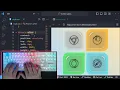 ASMR Coding Shiny glass icons with CSS No Talking