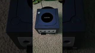 Pressing The Power Button On An Indigo Gamecube Nintendo Gaming Gamecube 
