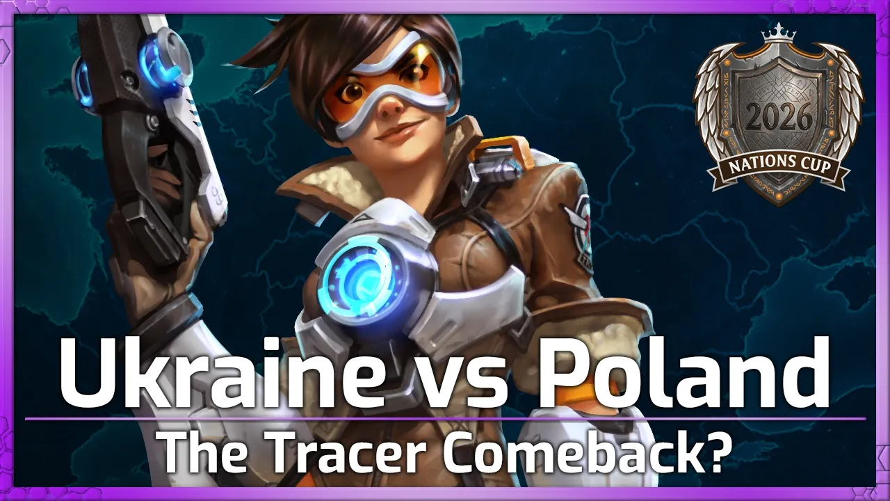 Ukraine vs Poland! The Tracer Comeback? - Nations Cup - Heroes of the Storm