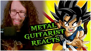 Pro Metal Guitarist REACTS Dragon Ball Z Dokkan Battle PHY Kid Goku Active Skill OST