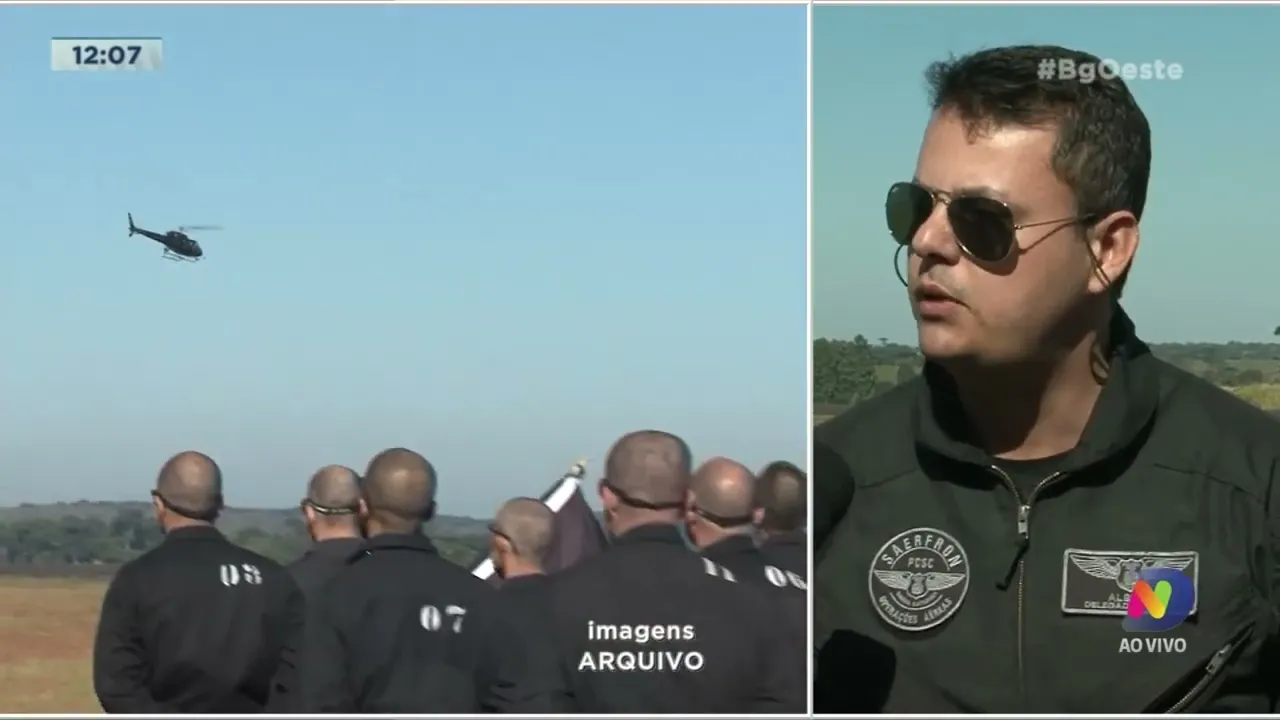 Serviço Aeropolicial de Fronteira completa oito anos em atividade no Oeste Catarinense