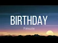 Faouzia - BIRTHDAY (Lyrics)