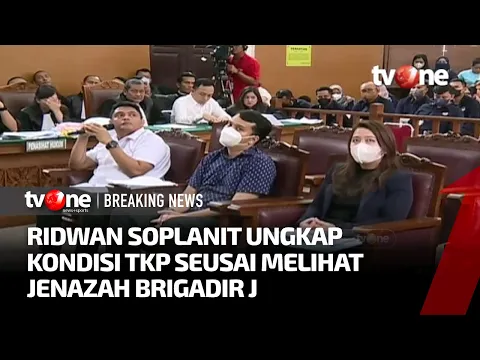 Pengakuan Ridwan Soplanit saat Melihat Jasad Brigadir J