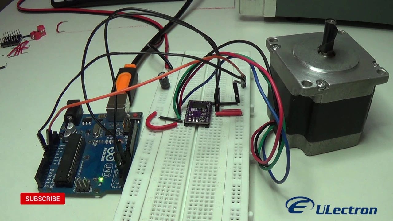 How to interface DRV8825 and stepper motor with Arduino|ULECTRON|