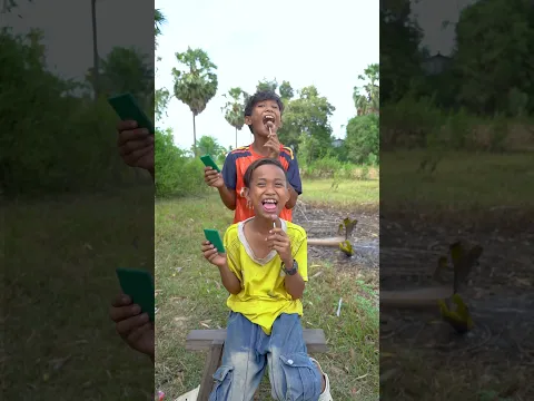 Wow SIMPLE and USEFUL Wow SMART IDEA People Share Candy in Forest #viral #survival #shorts #camping