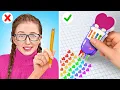 Download Lagu NERD vs. POPULAR! 🤓👑 1-Star vs. 5-Star School Hacks! 😱 Art \u0026 Study DIYs by 123 GO! Planet