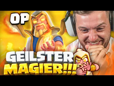 Video Thumbnail: 🔥😍NEUER Hero MAGIER ist INSANE! - Noch nie MAGIER gespielt! | Clash Royale P2Win Account!