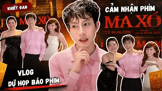 Vlog tham gia họp báo Ma Xó và cảm nhận sau khi xem phim của Đan | Khiết Đan #vlog