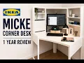 IKEA MICKE Corner Desk - 1 Year Review