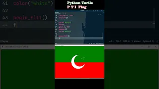Creating Pakistan Tehreek-e-Insaf PTI Flag using Python Turtle Graphics A Step-by-Step Tutorial
