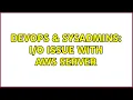 DevOps SysAdmins issue with AWS server