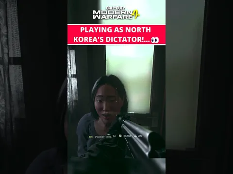 PLAYING AS NORTH KOREA'S DICTATOR… NO RUSSIAN 2.0 ! #shorts #gaming #modernwarfare4