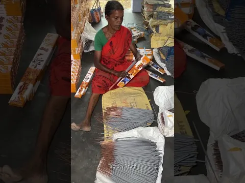 How are Diwali sparklers made? 🎇 #diwali #shorts #fireworks