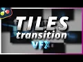 Tiles FX Transition in Fusion Step By Step Davinci Resolve