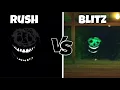 Doors Rush Jumpscare VS Blitz Jumpscare Roblox Doors Backdoor