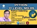 M3 R5 O Level Python Indentation Explained