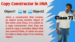 Copy constructors in Java - Part 1