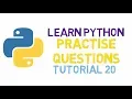 Python Tutorial Python Exercises for Beginners HINDI