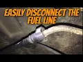 Chevy GM fuel line disconnect