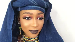 northern nigerian makeup tutorial hausa fulani bridal makeup look bridal makeup 2020