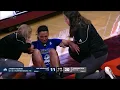 Senior In TEARS Stomps Floor Helped Off Court With Ankle Injury Virginia Tech vs UNC Asheville