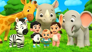 Savanna Animals Play on Old MacDonald's Farm | LuLu LaLa Animal Learning Nursery Rhymes