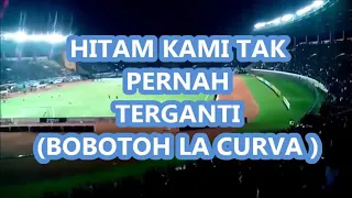 koreo persib bandung di sjh dan menyanyi lagu hitam atributku