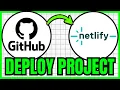 How To DEPLOY PROJECT On Netlify From GitHub QUICK EASY 2026