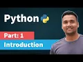 What is Python Introduction to Python Programming Part 1 Python Tutorial for Beginners in Hindi