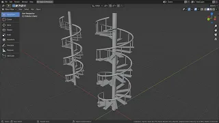 Blender Tutorial - Spiral staircase